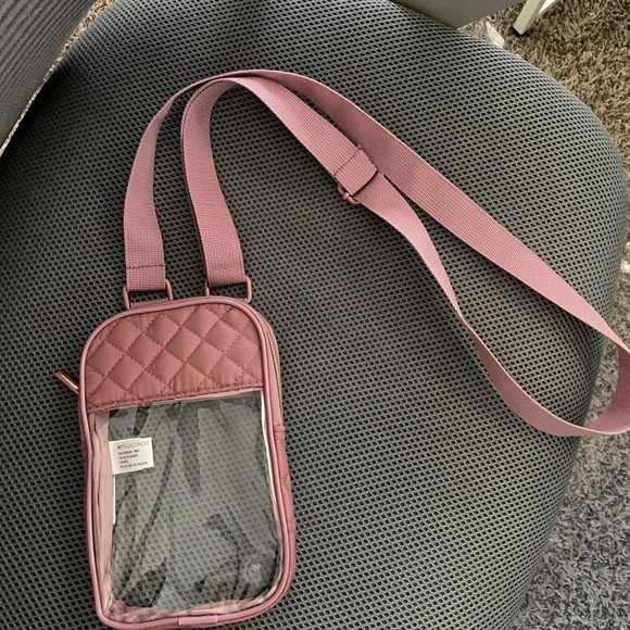 Cell phone purses, Two (2)  One is black, the other is Pink - Picture 3 of 4